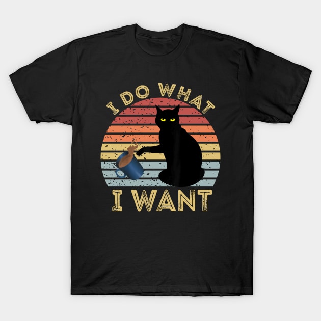 Cat I Do What I Want T-Shirt by DragonTees